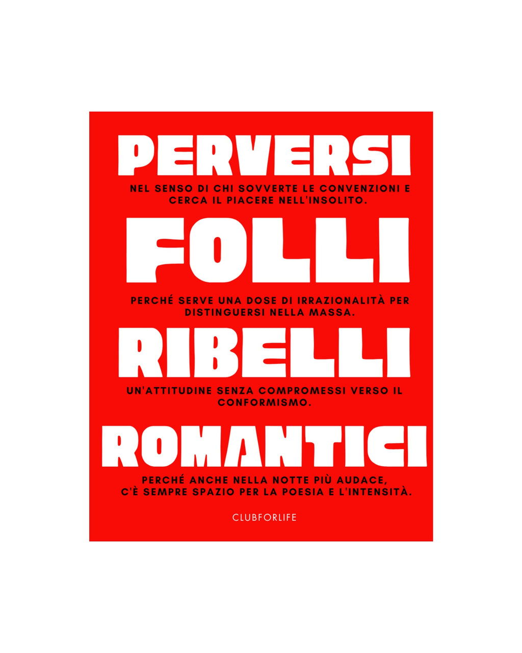 Shopper NATURAL PERVERSI FOLLI RIBELLI ROMANTICI