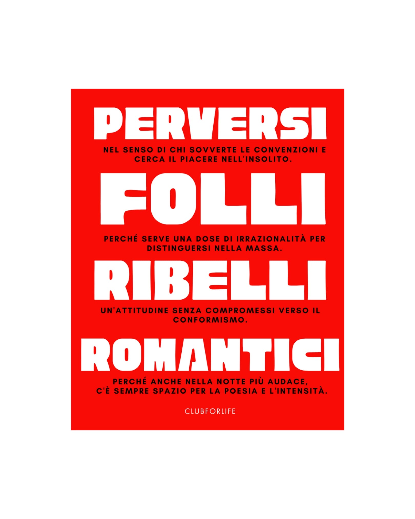 Shopper NATURAL PERVERSI FOLLI RIBELLI ROMANTICI