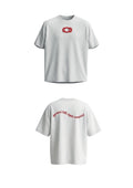 T-shirt Oversize WHITE perversi folli ribelli romantici (onda)