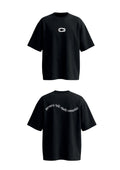 T-shirt Oversize BLACK perversi folli ribelli romantici (onda)