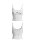 Women's Top BLACK perversi folli ribelli romantici (onda)