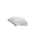 Folding fan WHITE CLUBFORLIFE