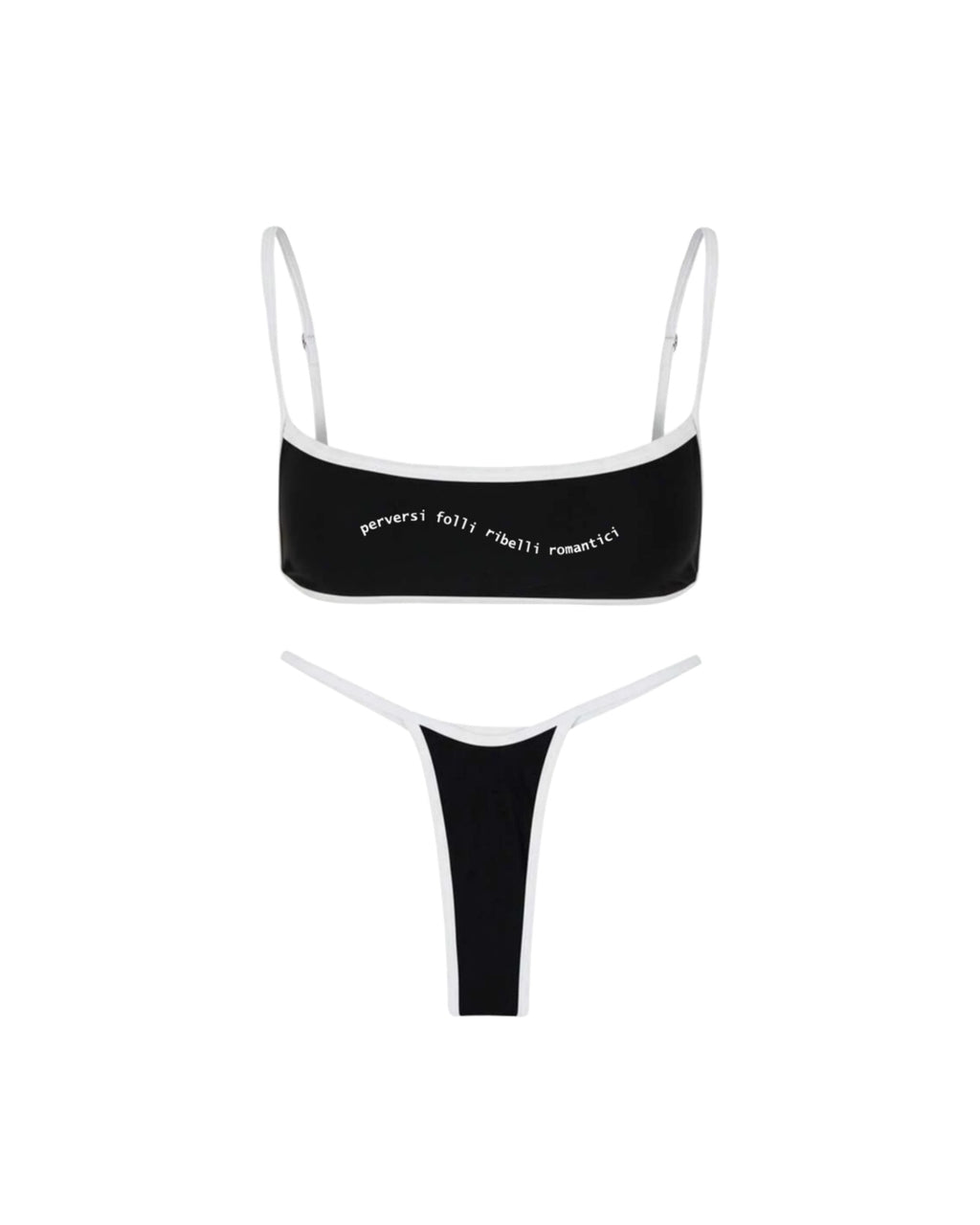 Women's bikini BLACK perversi folli ribelli romantici (onda)