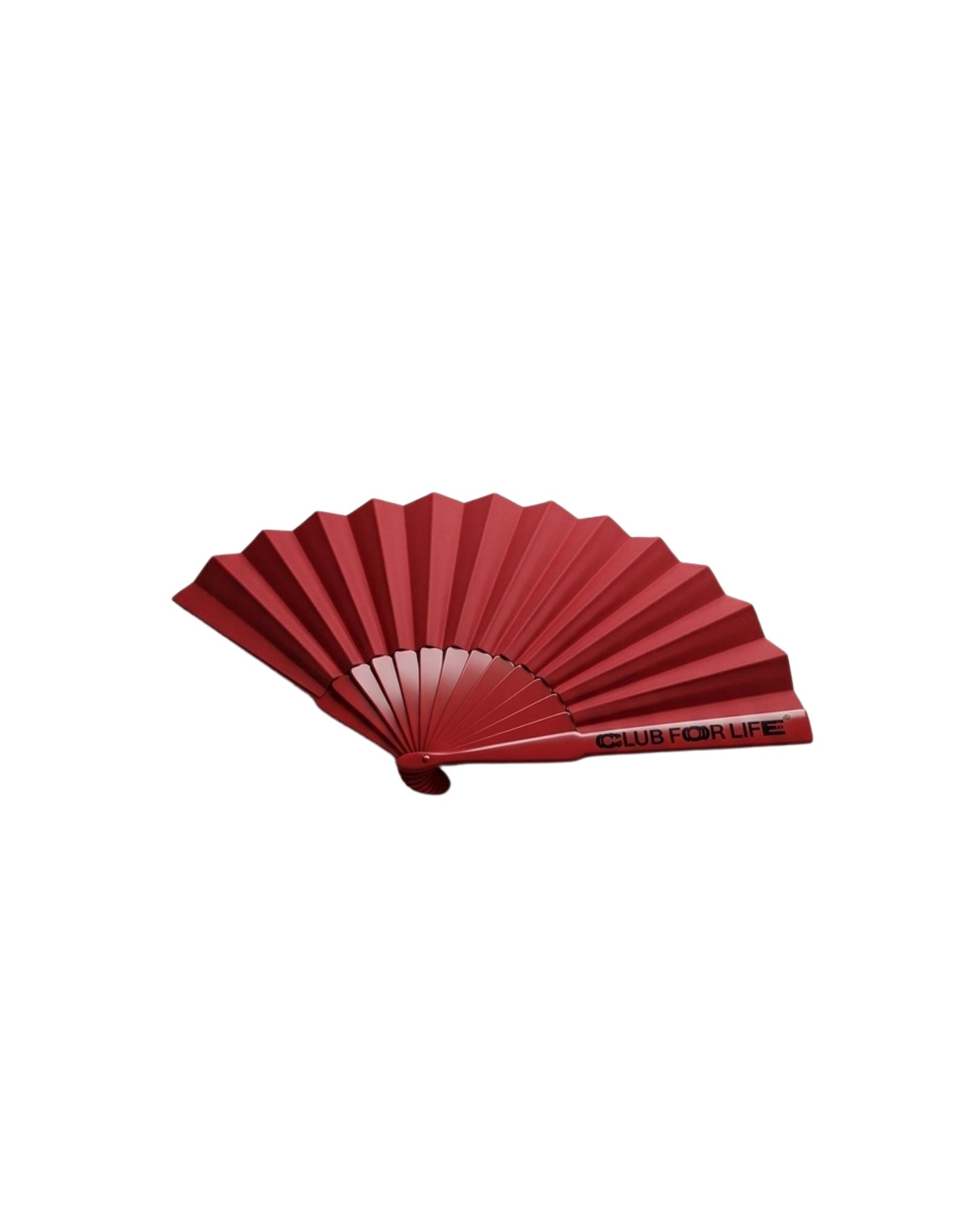Folding fan RED CLUBFORLIFE