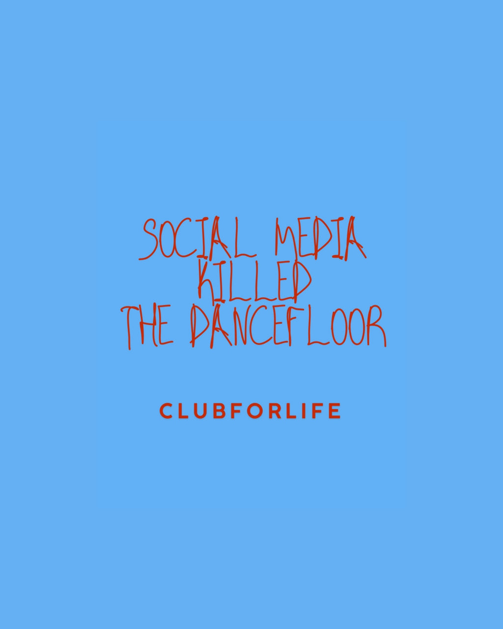Men's Swimwear AZURE SOCIAL MEDIA KILLED THE DANCEFLOOR