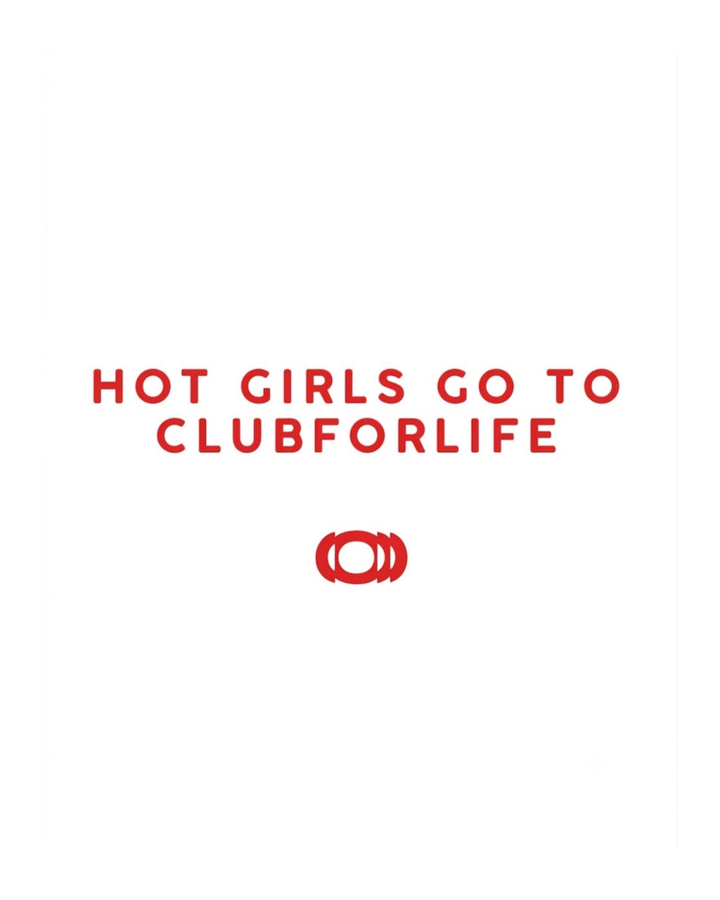 Women's crop T-shirt WHITE HOT GIRLS GO TO CLUBFORLIFE